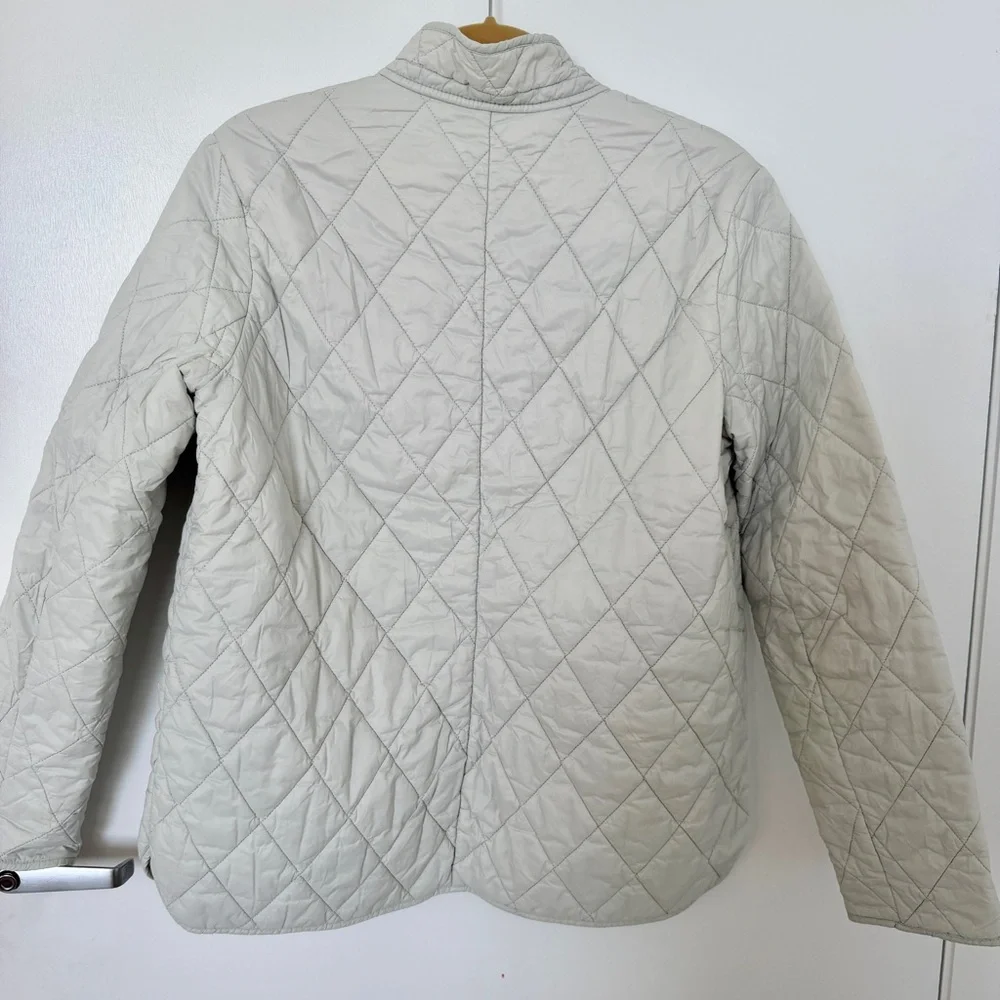 Barbour Rae Loch Quilted Jacket Sz 14 US Women’s Lightweight Summer Tartan